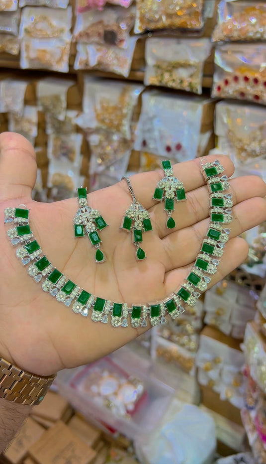 Zircone necklace set (Ns112)