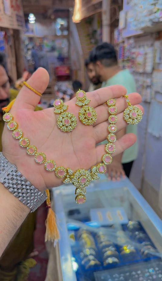 zircone necklace set (Ns219)