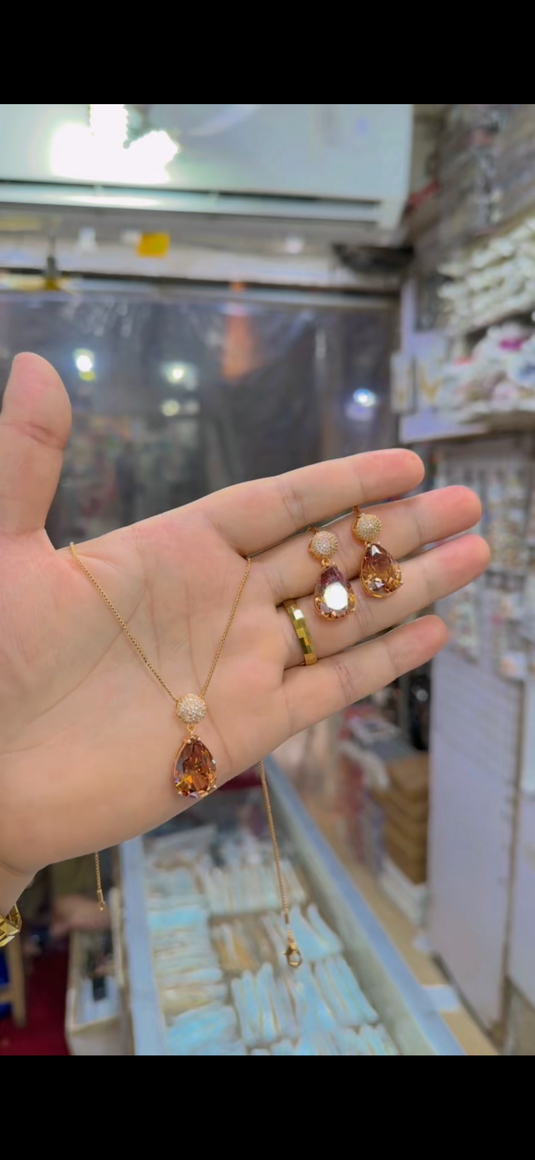 One Carrat Locket set(Ls243)