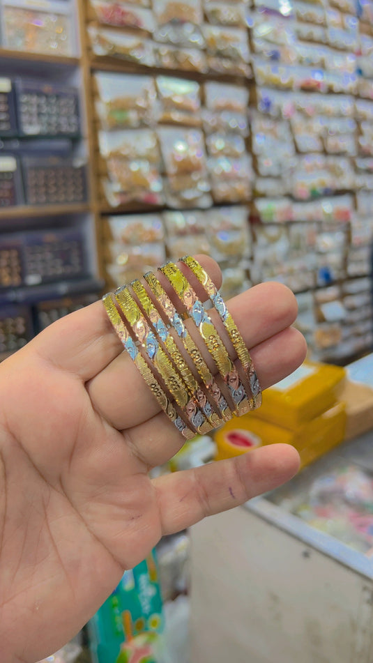 White Gold bangles (Bg72)