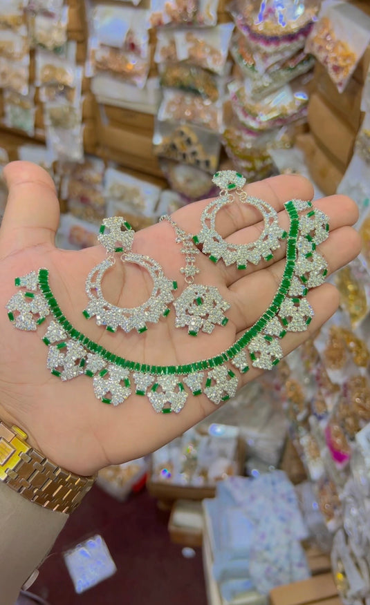 Zircone necklace set (Ns121)