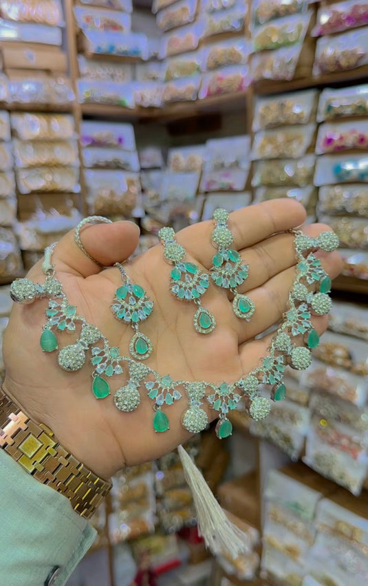 Zircone necklace set (Ns184)
