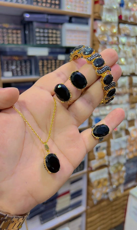 Diomand Cut Zircone stones Combo set (Ls132)