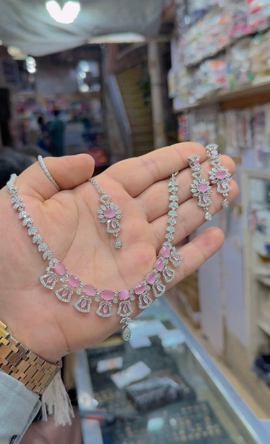Ad Zircone necklace set (Ns185)