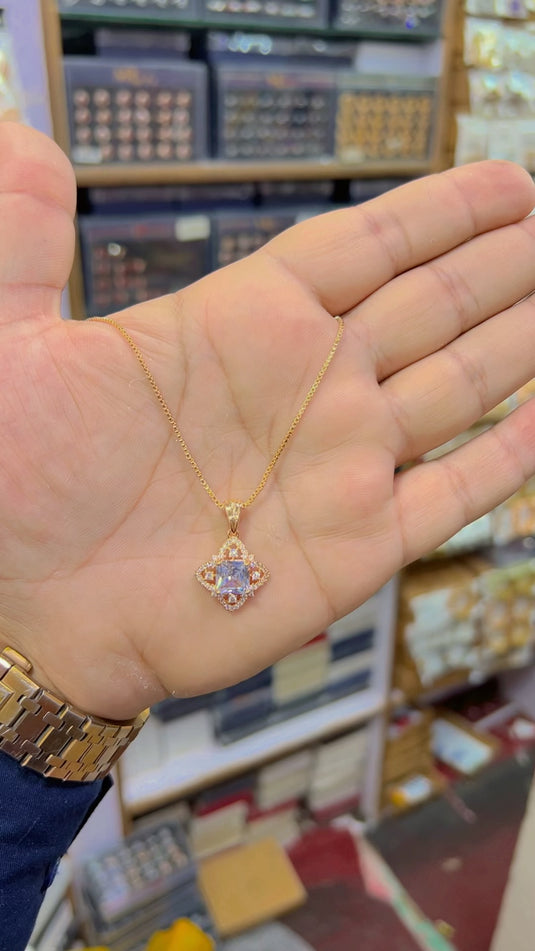 1 carat (Zircone) Locet chain (Lc50)