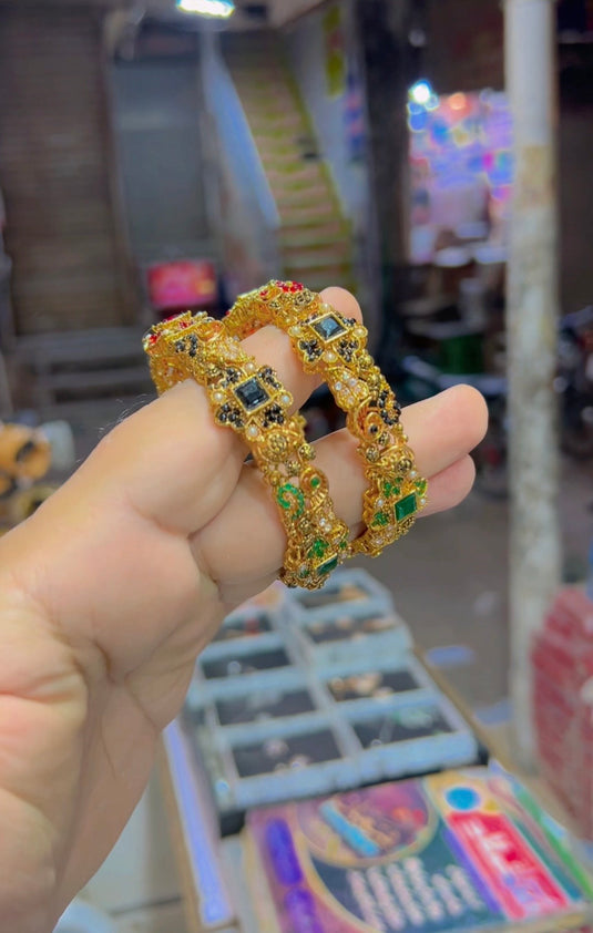 3d Zircone Openable Bangles (Bg161)