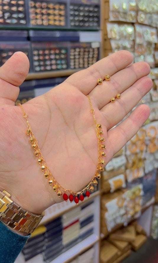 Gold Plated Locket set (Ls137)