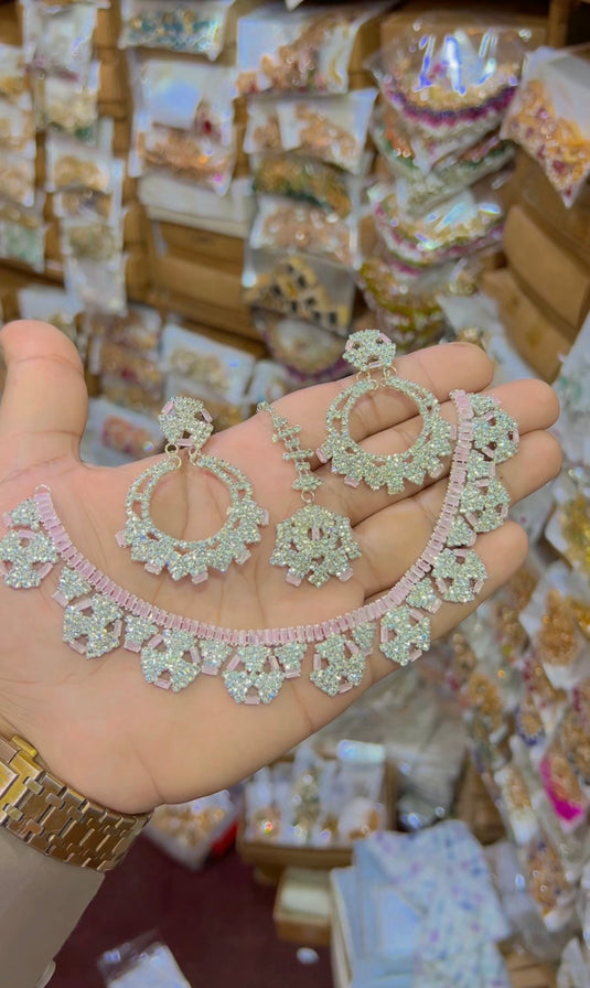 Zircone necklace set (Ns121)