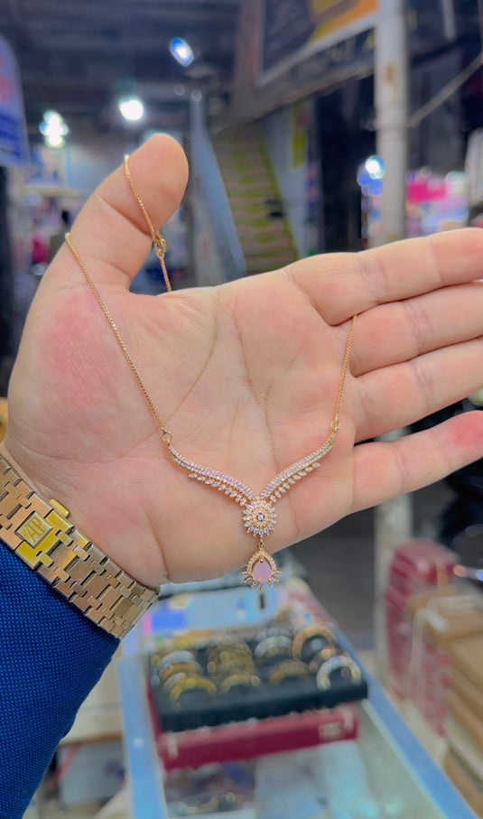 1 carat (Gold plated ) mala (Lc127)