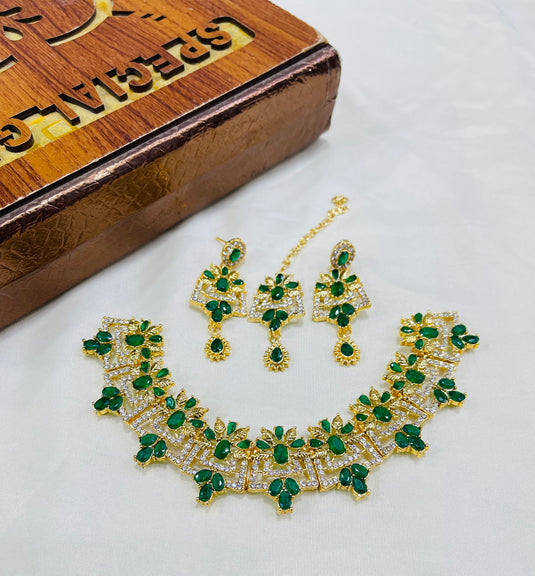 Zircone Necklace set( Ns73)
