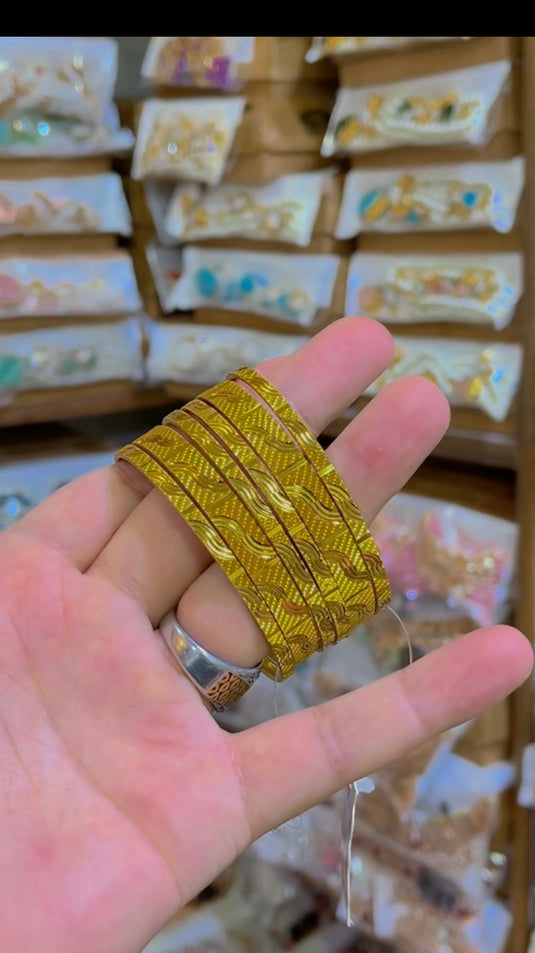 Gold plated Bangles(Bg130)