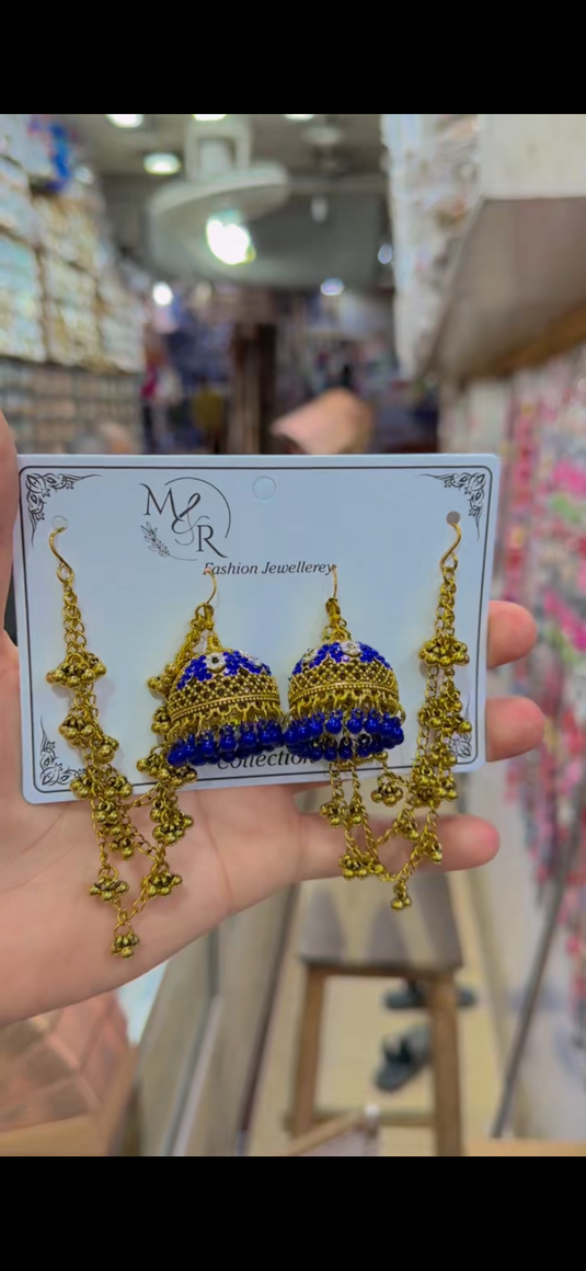 Kashmiri Sharay wali Jhumki (Er152)