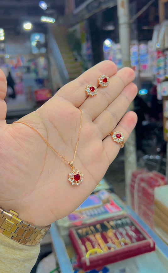 1 carat Locet Set + ring (Ls148)