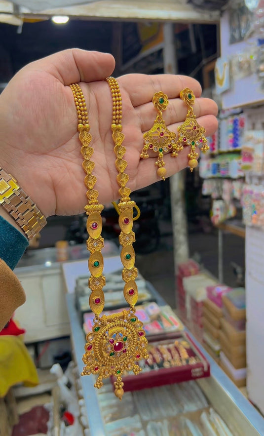 Rajwari mala set (Ms34)