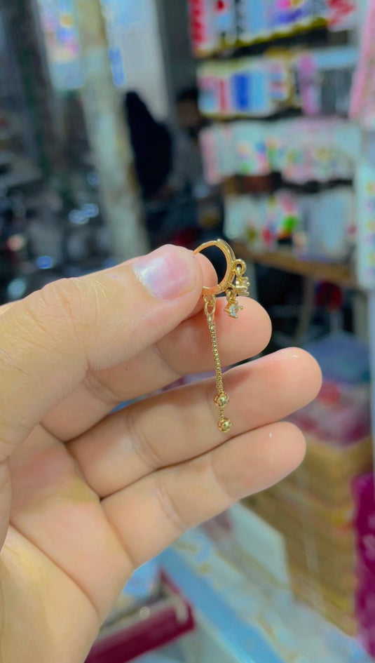 Gold Plated D Bali(Db021)