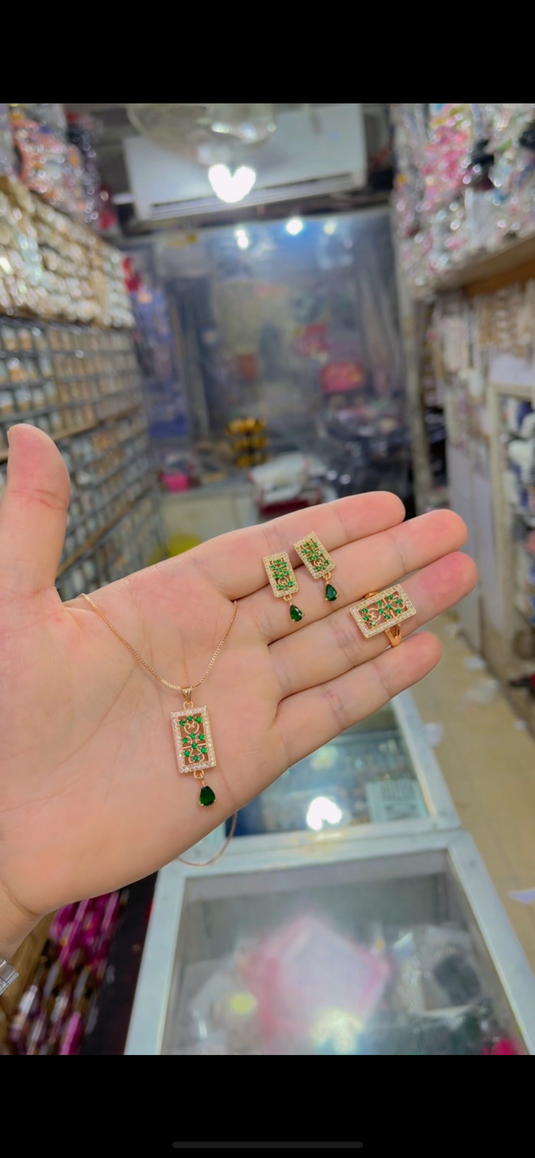 Gold plated Locket Set(Ls063)