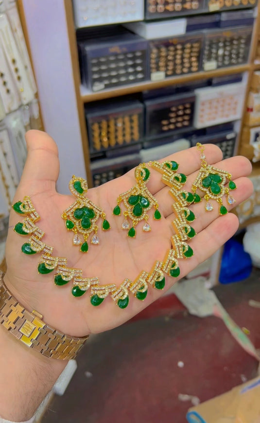 Zircone Necklace set (Ns143)