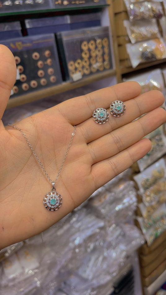 One Carrat Locket Set(Ls048)