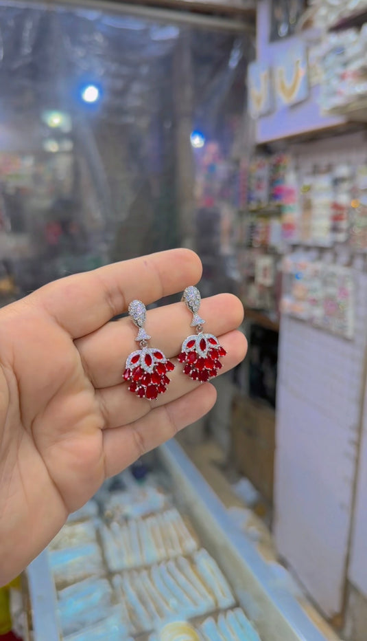 1 carat zircine earring (Er95)