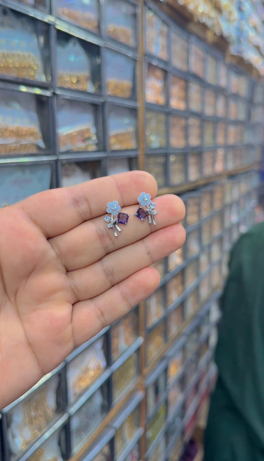 1 carat Zircone Tops (Er89)