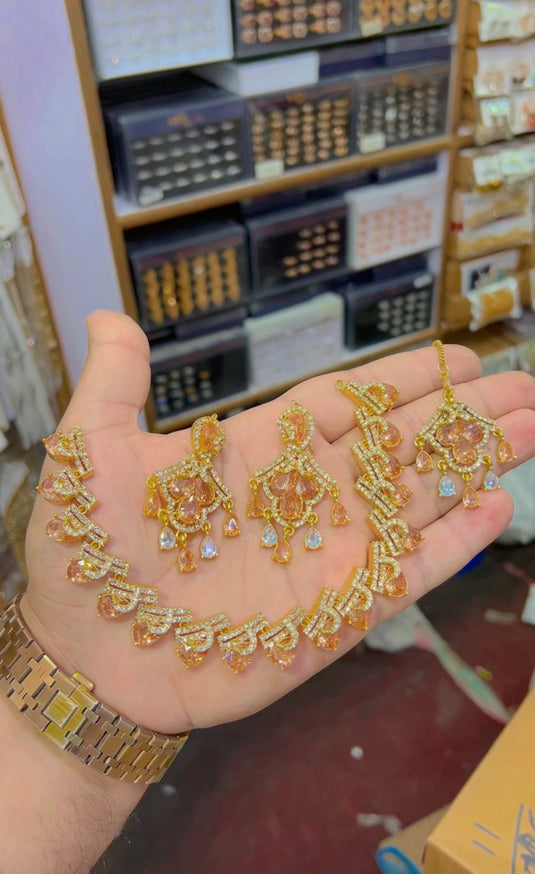 Zircone Necklace set (Ns143)