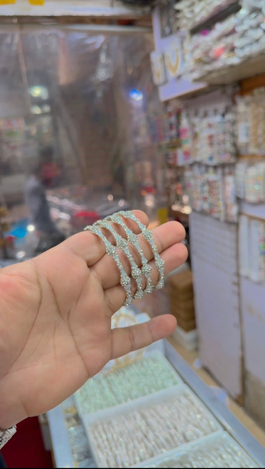 Zircone 4pc bangles (Bg336)