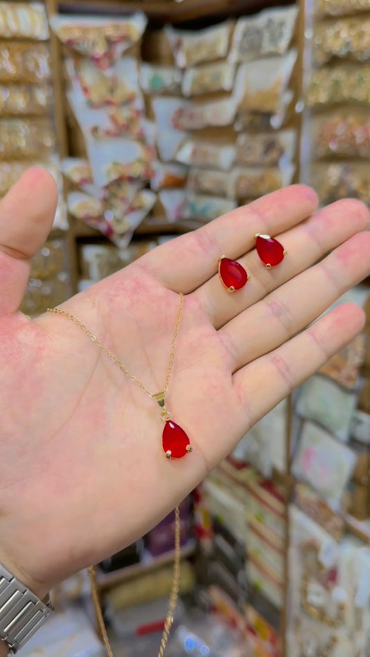 Gold plated Locket set(Ls126)