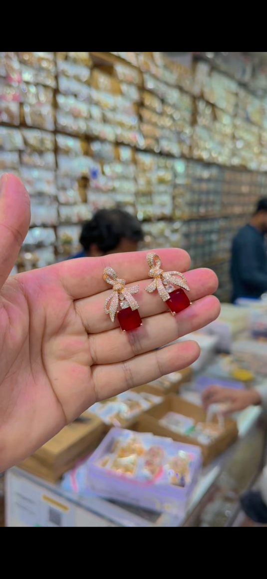 Zircone One Carrat Earrings(Er101)