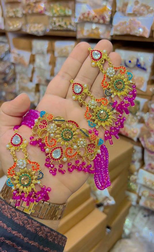 9 ratan Chokar set (Cs85)