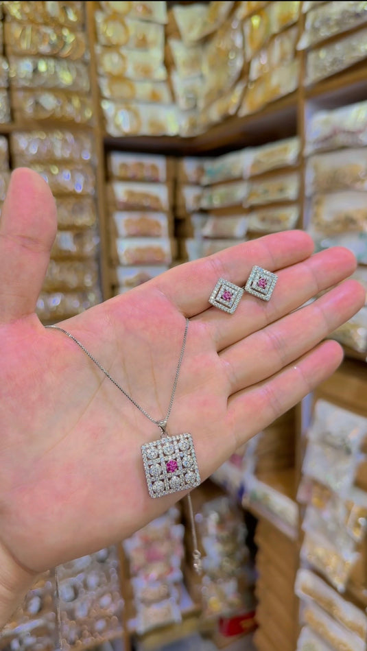 One Carrat Locket Set (Ls112)