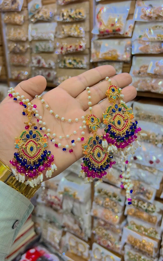 9 ratan Necklace set (Ns133)