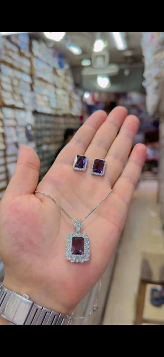 One Carrat Locket set(Ls204)