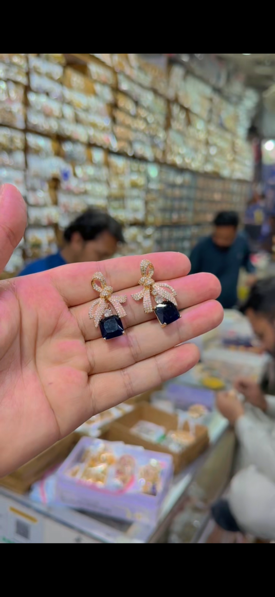 Zircone One Carrat Earrings(Er101)