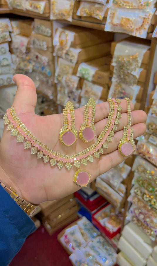 Zircone necklace set (Ns113)