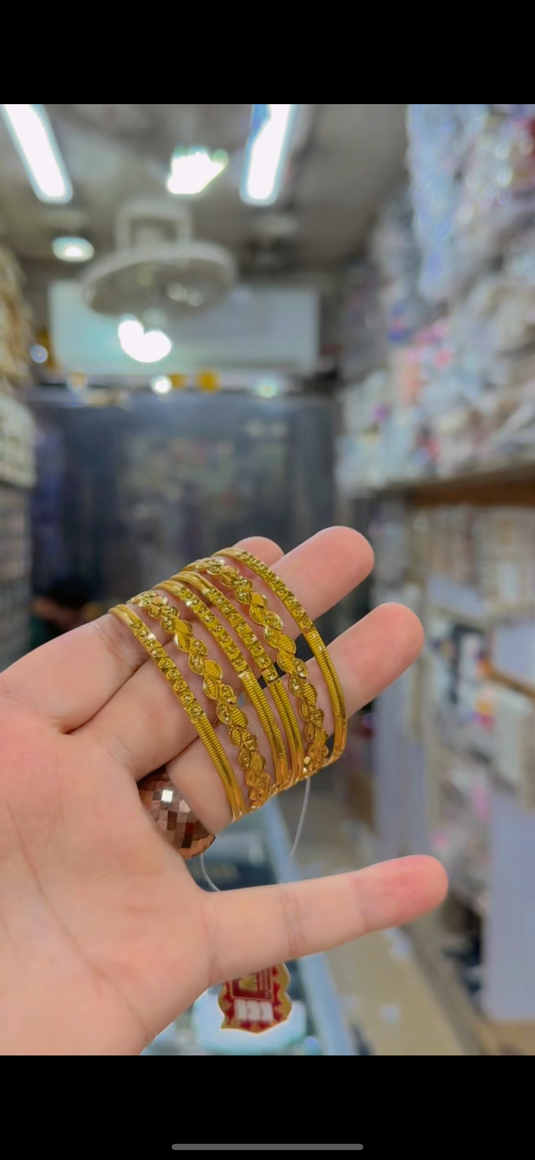 Gold plated Bangles(Bg355)