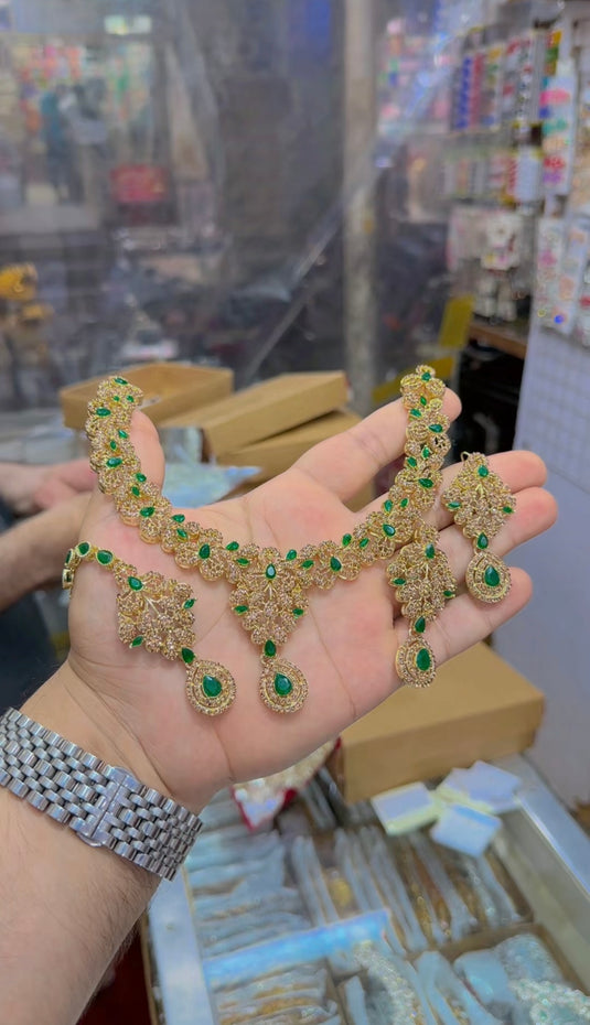 Zircone necklace set (Ns298)