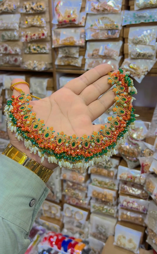 9 ratan Necklace set (Ns133)