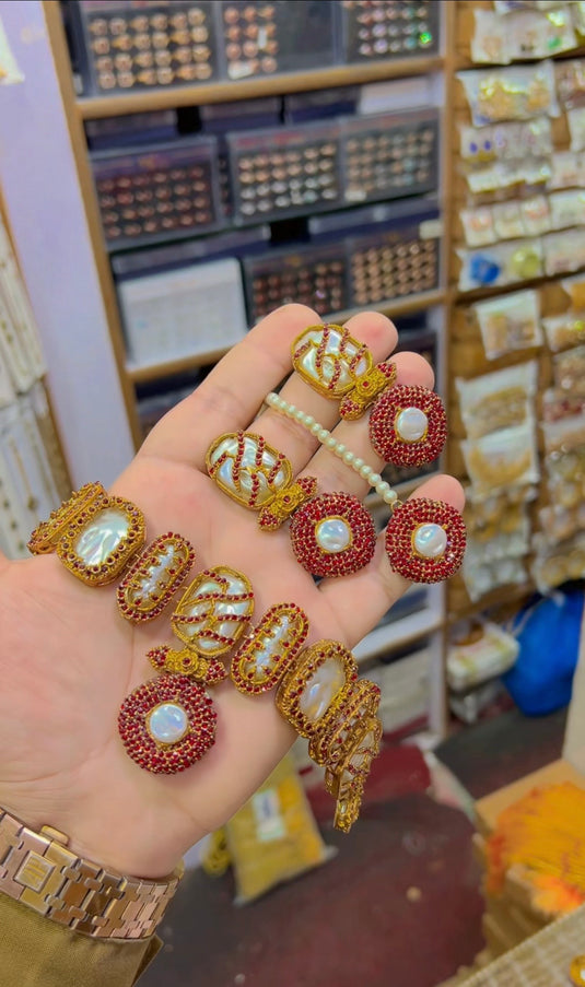 Turkish Necklace set(Mother of Pearl’s) (Ns93)