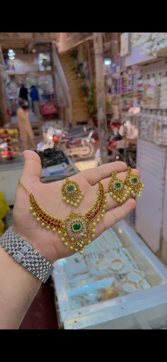 south Indian Necklace set(Ns217)