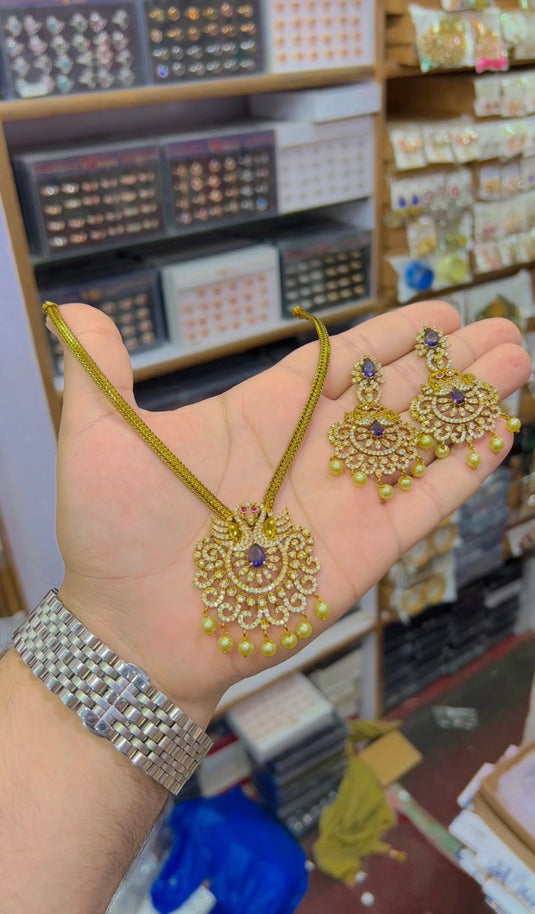 South Indian necklace set (Ns130)