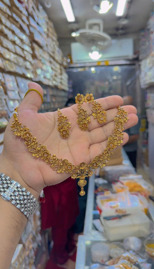 Rajwari necklace set (Ns258)