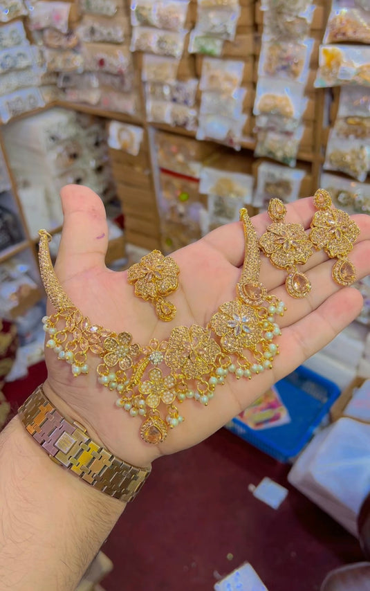 3d necklace set (Ns115)
