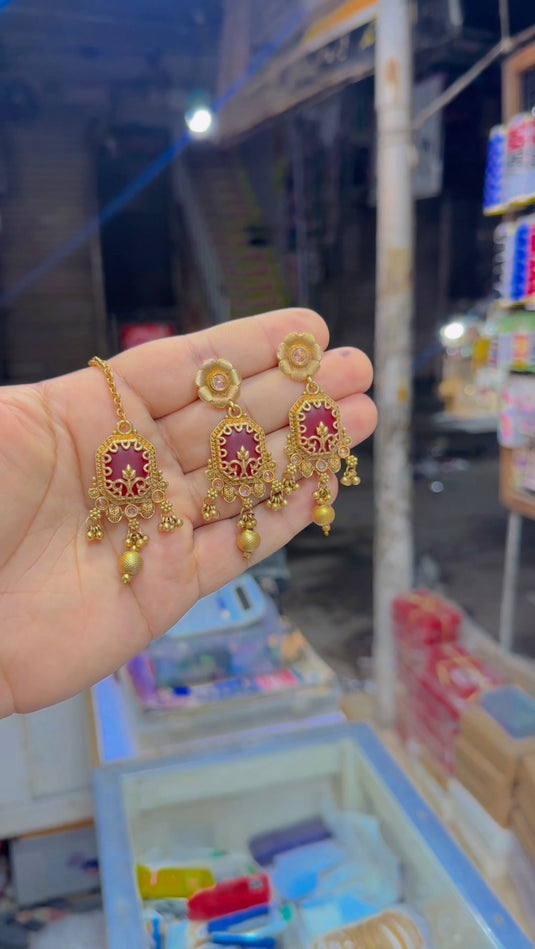 Rajwari mala set (Ns306) very premium quality ❤️