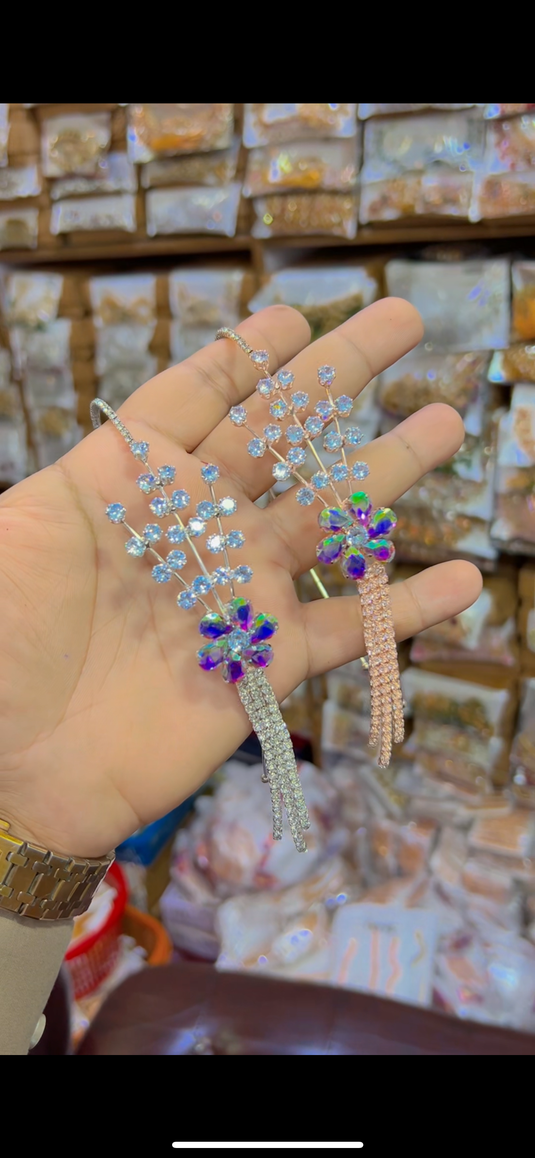 Metal zircon hair band (Ha29)