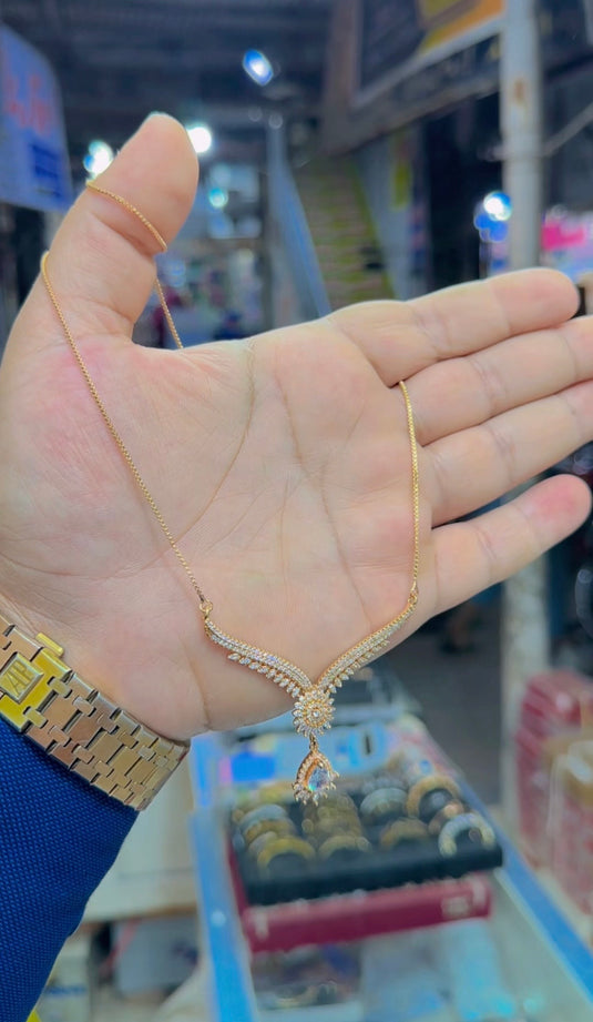 1 carat (Gold plated ) mala (Lc127)