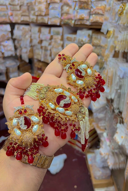 3d Mother of pearl Chokar set (Cs65)