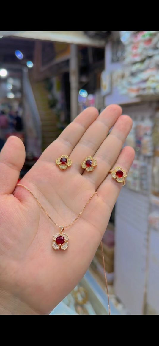 One Carrat locket set(Ls191)