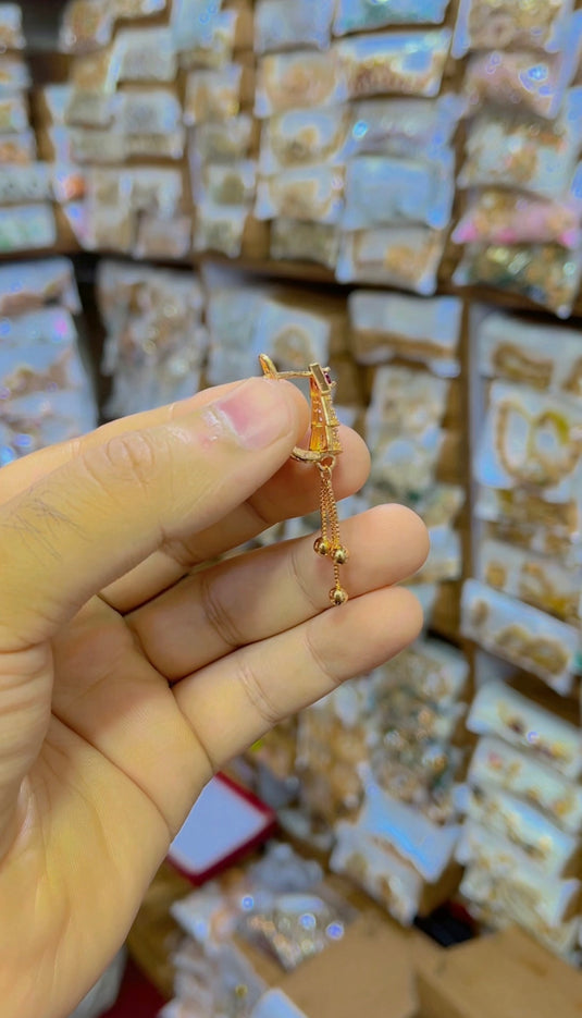 Gold plated D bali(Db023)