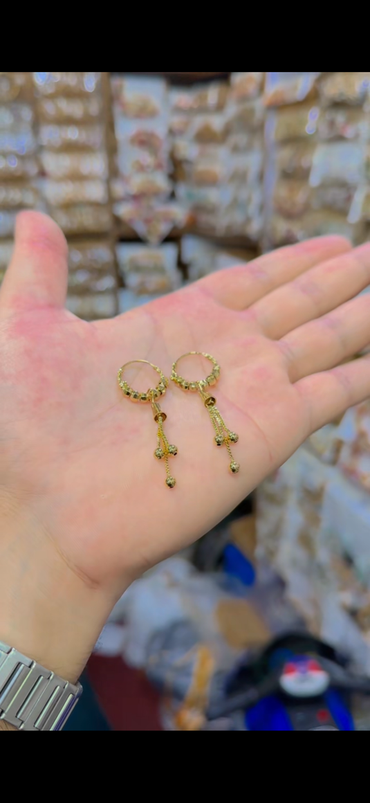 Gold plated Bali Earrings(db046)