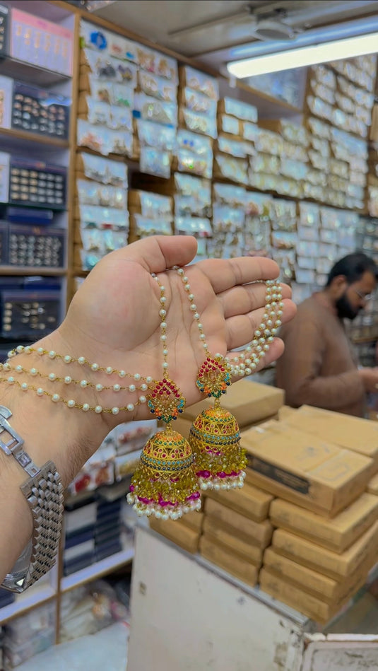 9 ratan Viral design necklace set (Ns313)